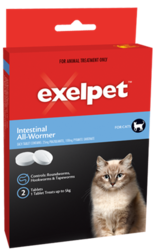 Exelpet Allwormer - Exelpet Allwormer for cat protect at best prices
